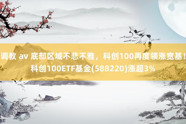 调教 av 底部区域不悲不雅，科创100再度领涨宽基！科创100ETF基金(588220)涨超3%