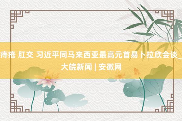 痔疮 肛交 习近平同马来西亚最高元首易卜拉欣会谈_大皖新闻 | 安徽网