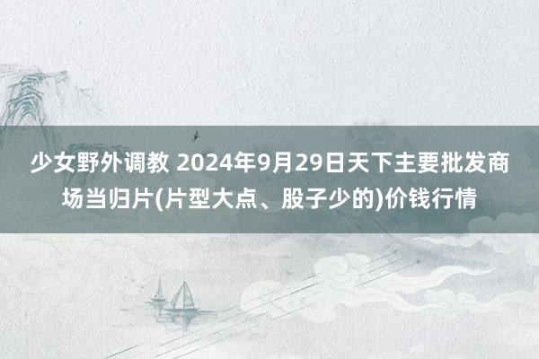 少女野外调教 2024年9月29日天下主要批发商场当归片(片型大点、股子少的)价钱行情