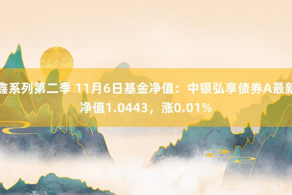 鑫系列第二季 11月6日基金净值：中银弘享债券A最新净值1.0443，涨0.01%